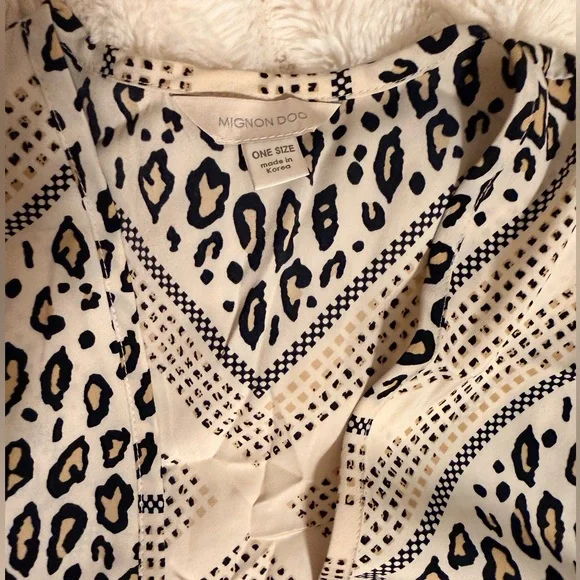 Anthropologie Margaux Leopard Duster Kimono by Mignon Doo // OS - Picture 5 of 6